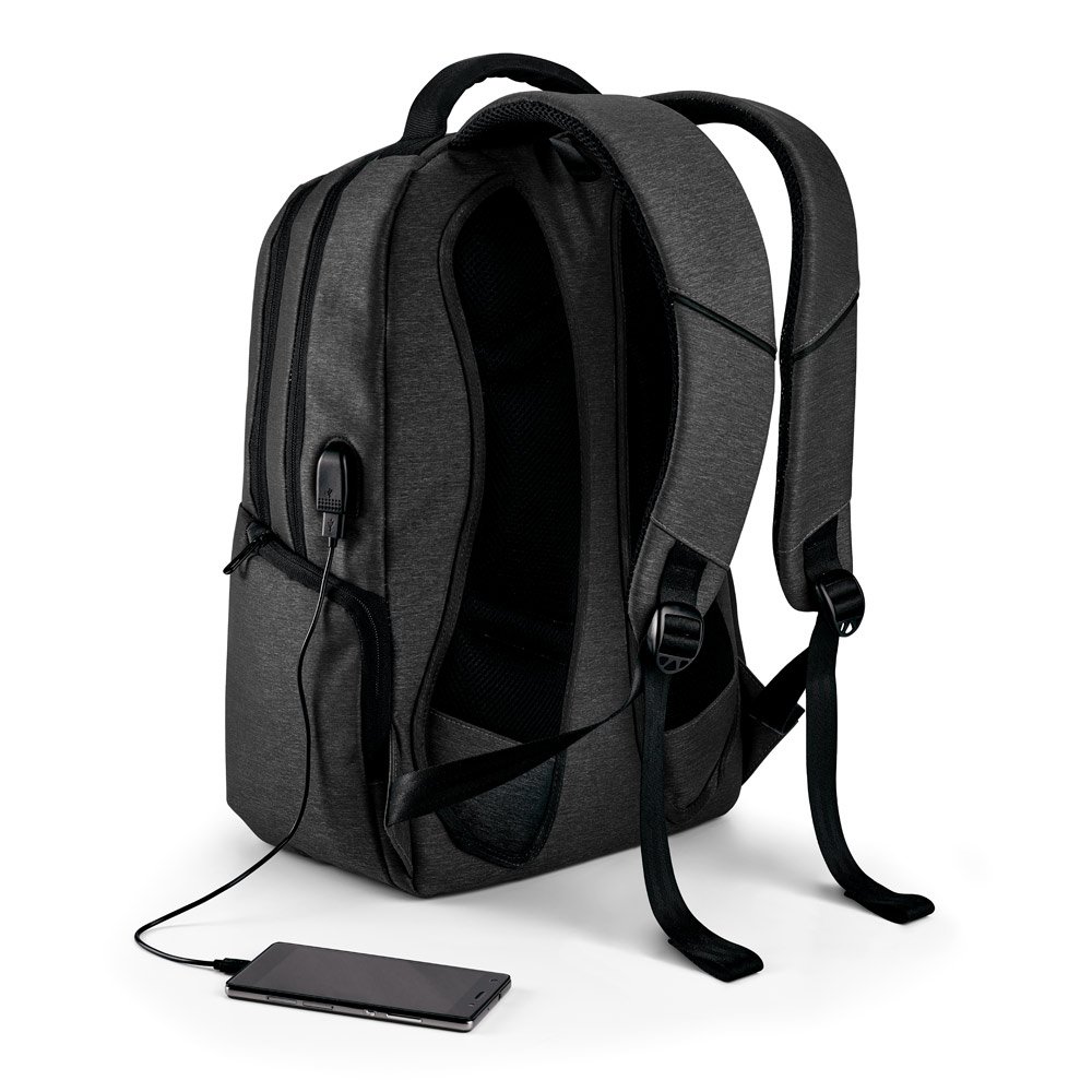SPACIO. Mochila para notebook 17'' em Nylon 2Tone impermeável 26 L - Imagem 3
