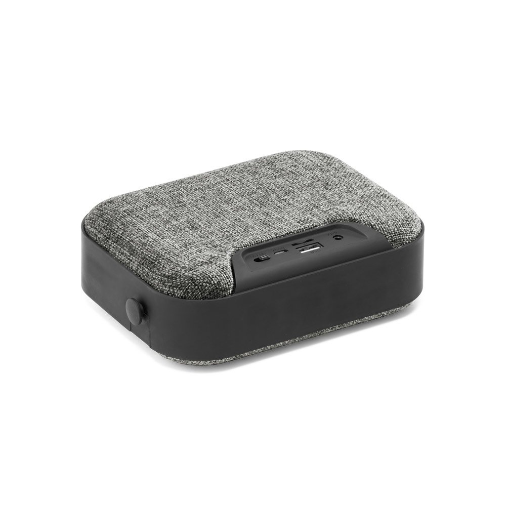 TED. Caixa de som portátil em ABS, tecido em poliéster e acabamento em borracha 1'200 mAh - Imagem 3