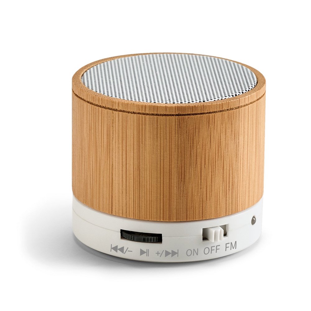 GLASHOW ECO. Caixa de som em bambu com microfone - Imagem 5