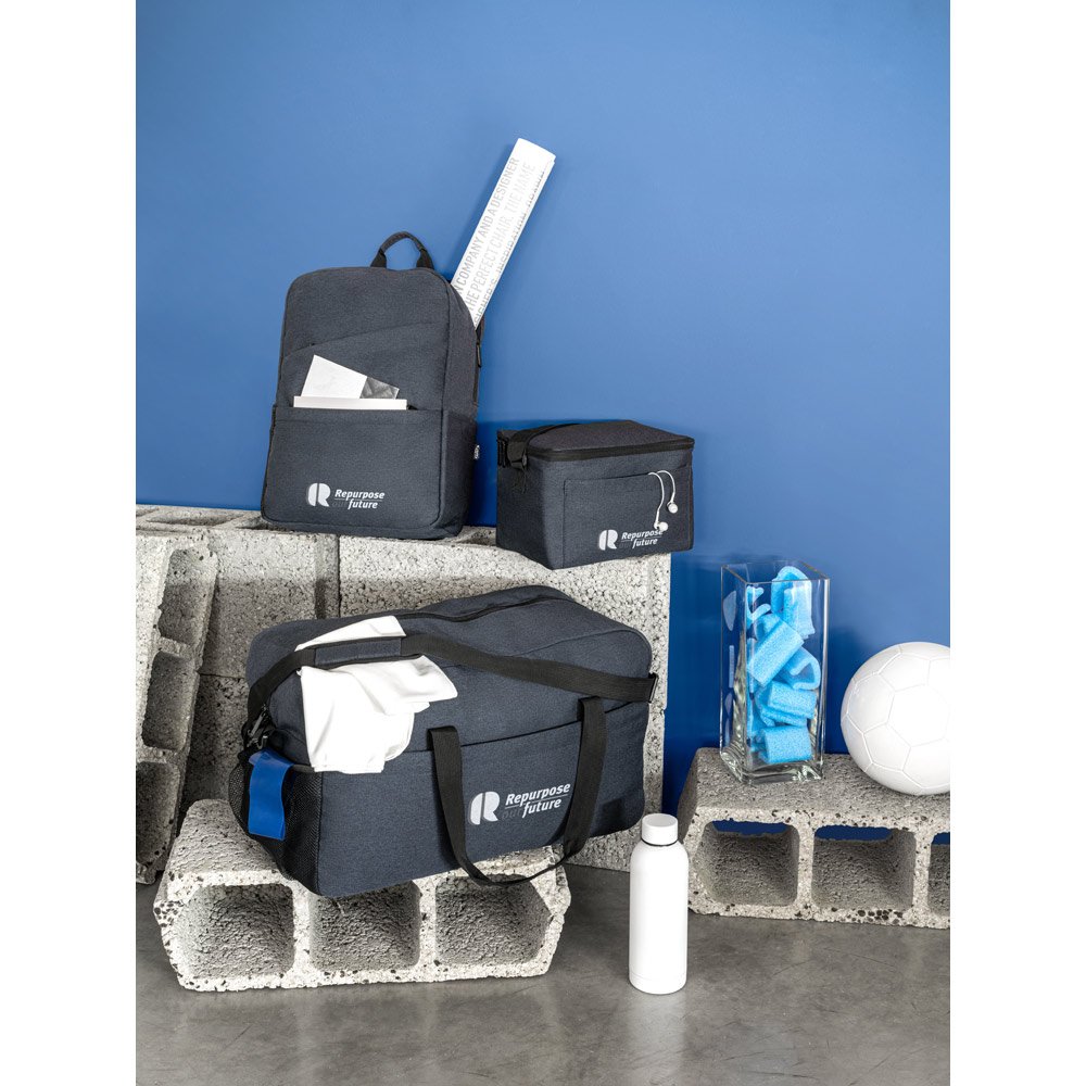 REPURPOSE SPORTS. Bolsa esportiva em poliéster reciclado 600D de alta densidade com fundo em placa semi-rígida 31 L - Imagem 4