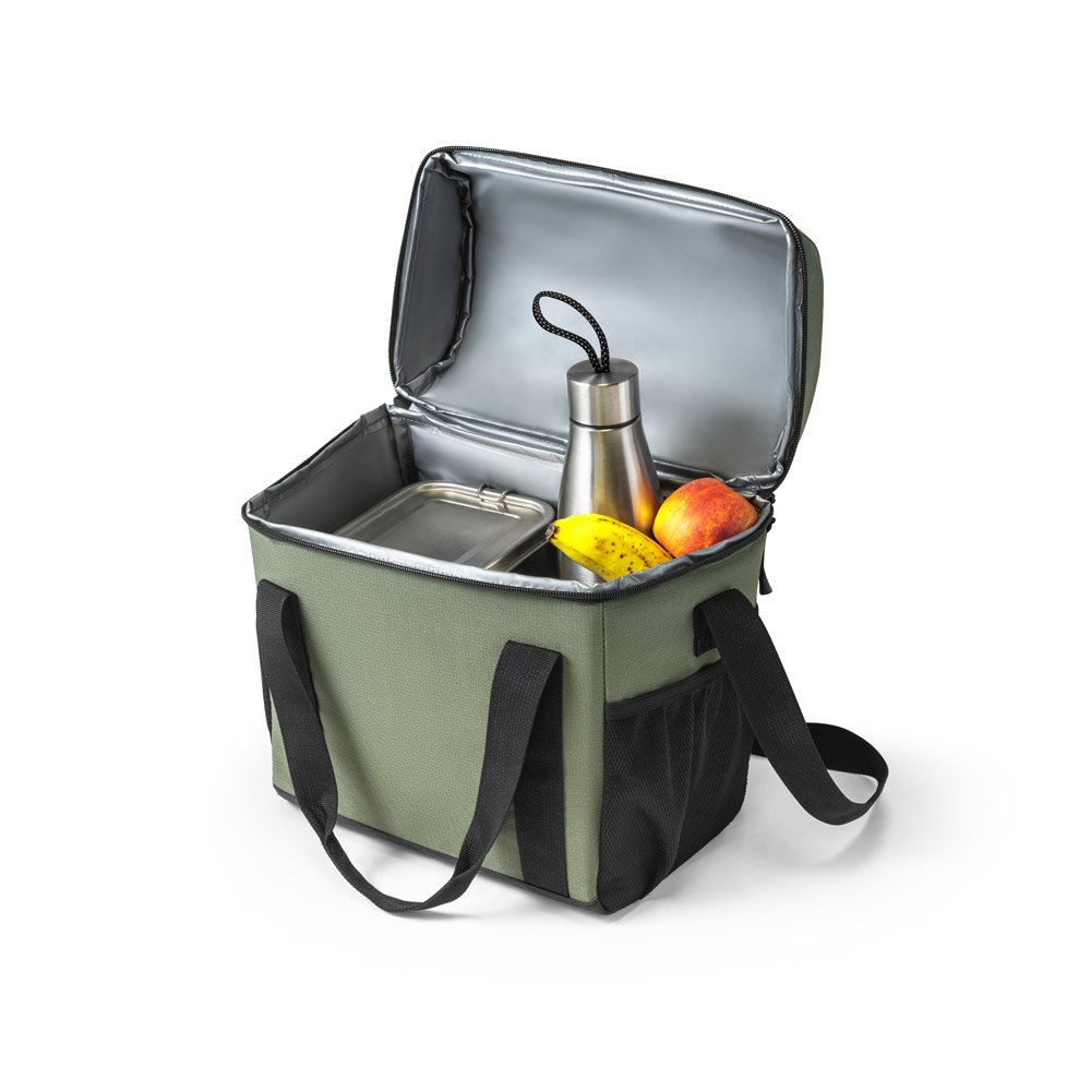ROMA M. Cooler. Bolsa térmica almofadada 600D ripstop em poliéster reciclado com interior forrado em PEVA 11 L - Imagem 15