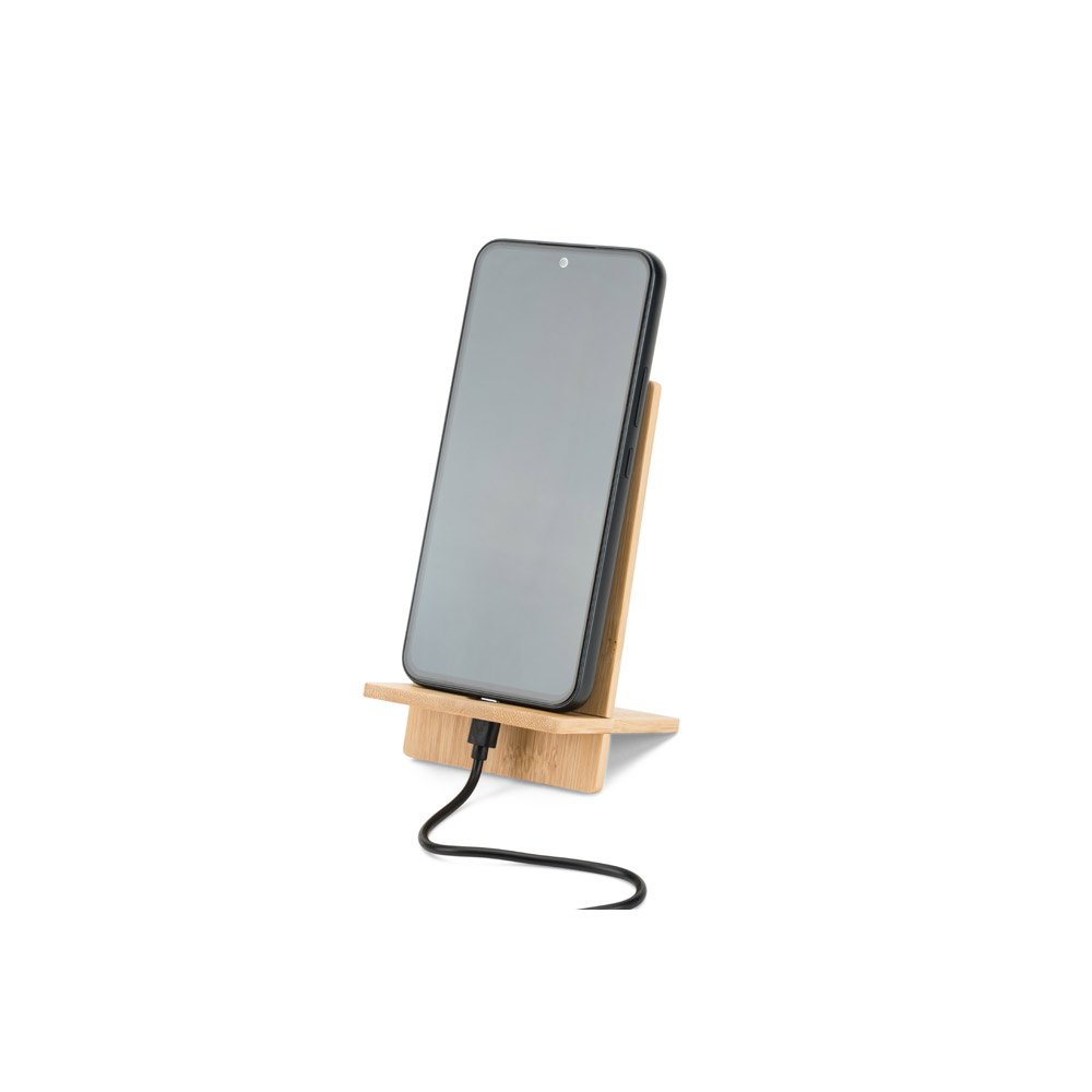 GALEN. Suporte para celular em bambu, desmontável em duas partes - Imagem 6
