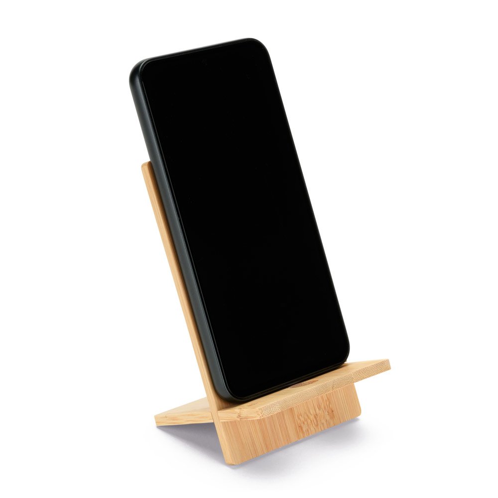 GALEN. Suporte para celular em bambu, desmontável em duas partes - Imagem 8