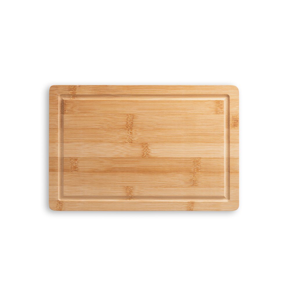 TERIYAKI. Kit churrasco em estojo de PU e 210D com tábua em bambu e 7 utensílios em aço inox e madeira de seringueira - Imagem 3
