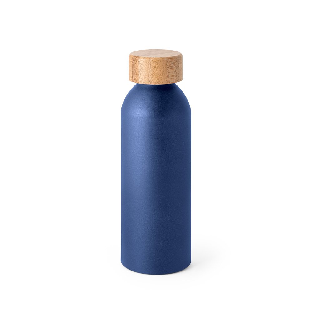 QUETA. Squeeze em alumínio com acabamento mate e tampa em bambu 550 mL - Imagem 10