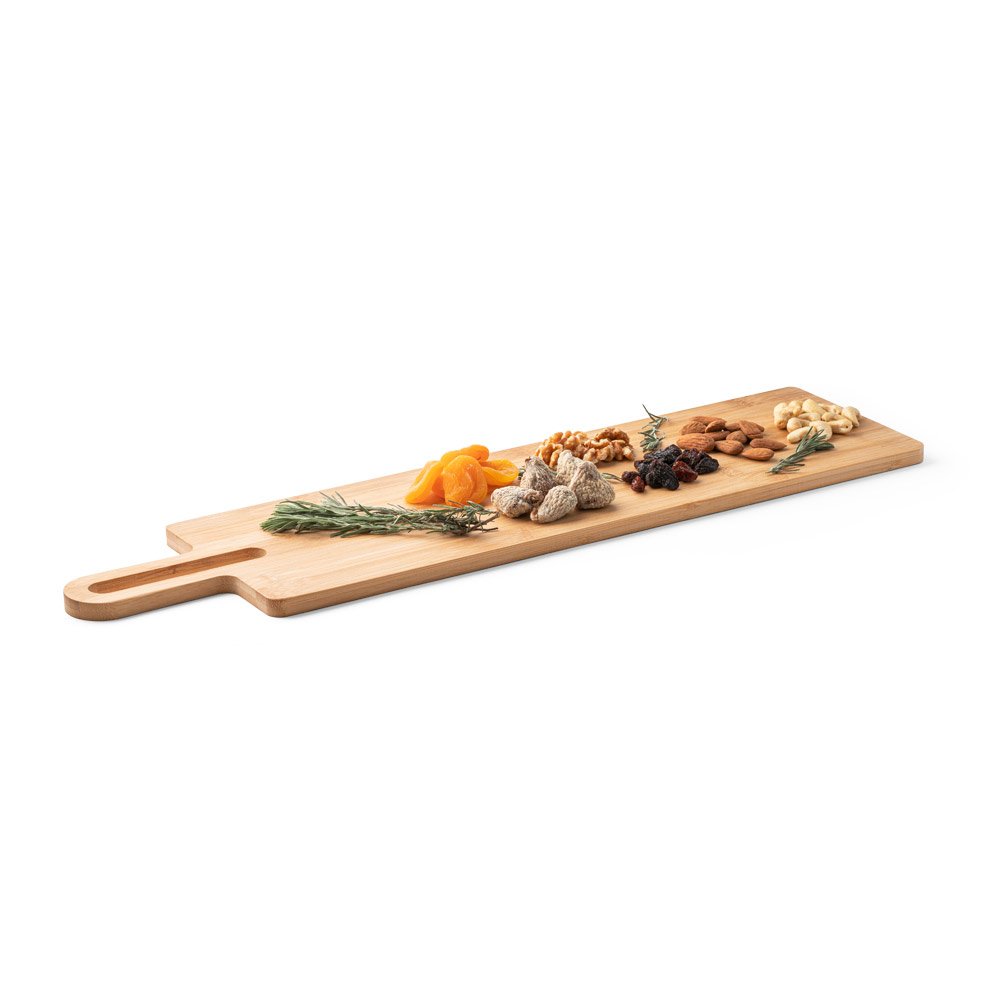 CARAWAY LONG. Tábua de servir aperitivos em bambu com pega - Imagem 9