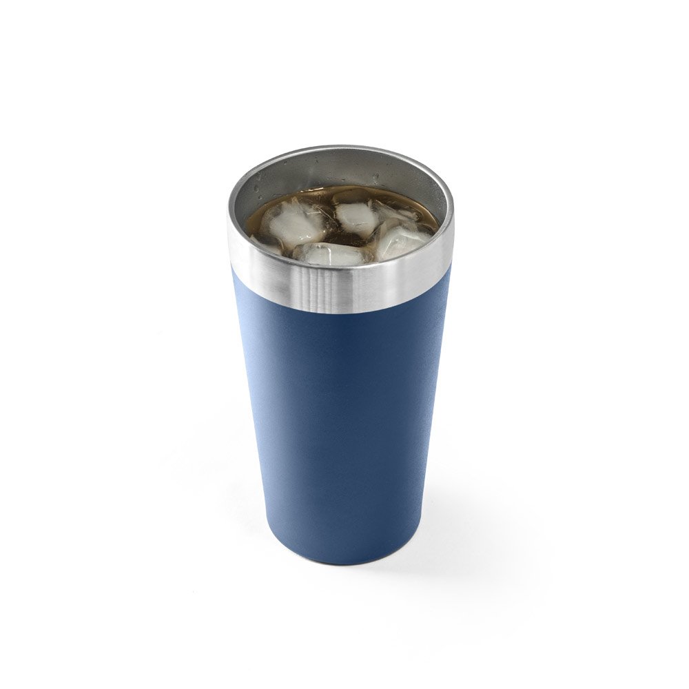 HALPERT. Copo de viagem em aço inox térmico, com parede dupla isolada a vácuo 540 mL - Imagem 9