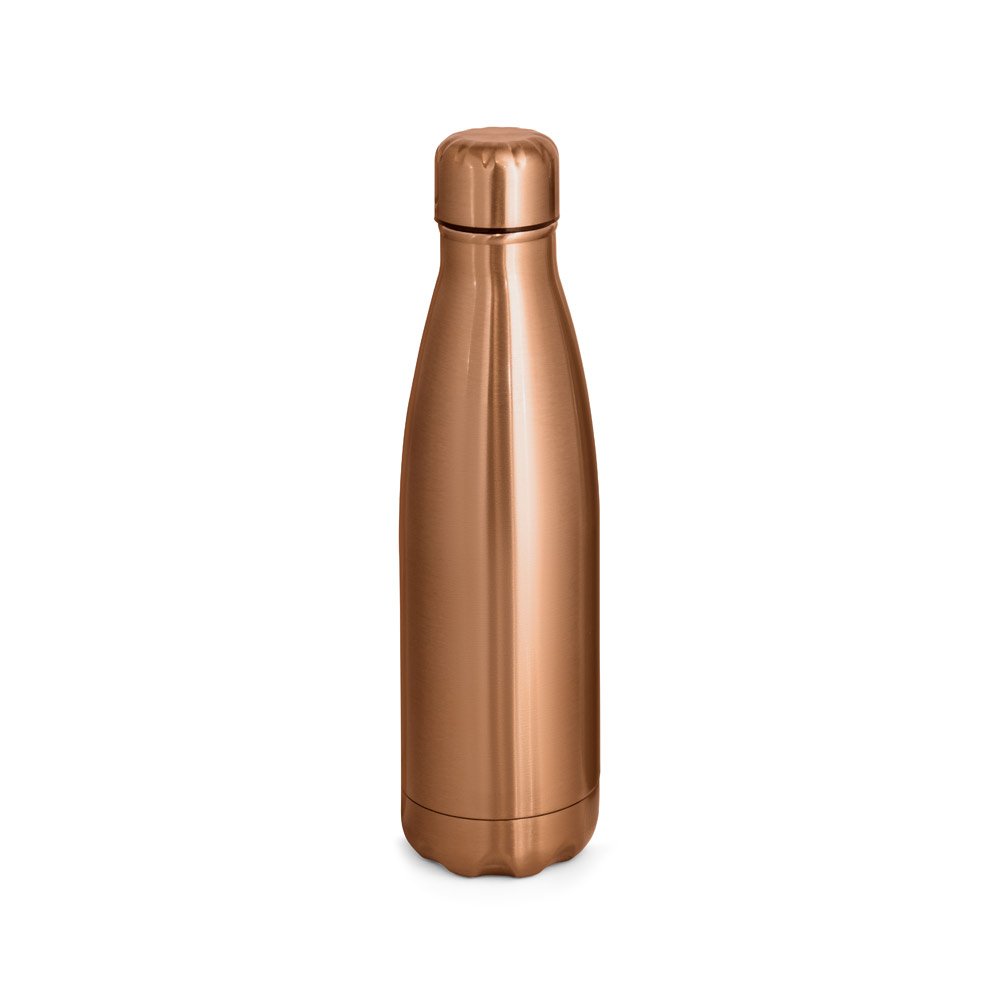 SHOW METALLIC. Garrafa em aço inox de parede dupla térmica, isolada a vácuo e acabamento metalizado 510 mL - Imagem 9