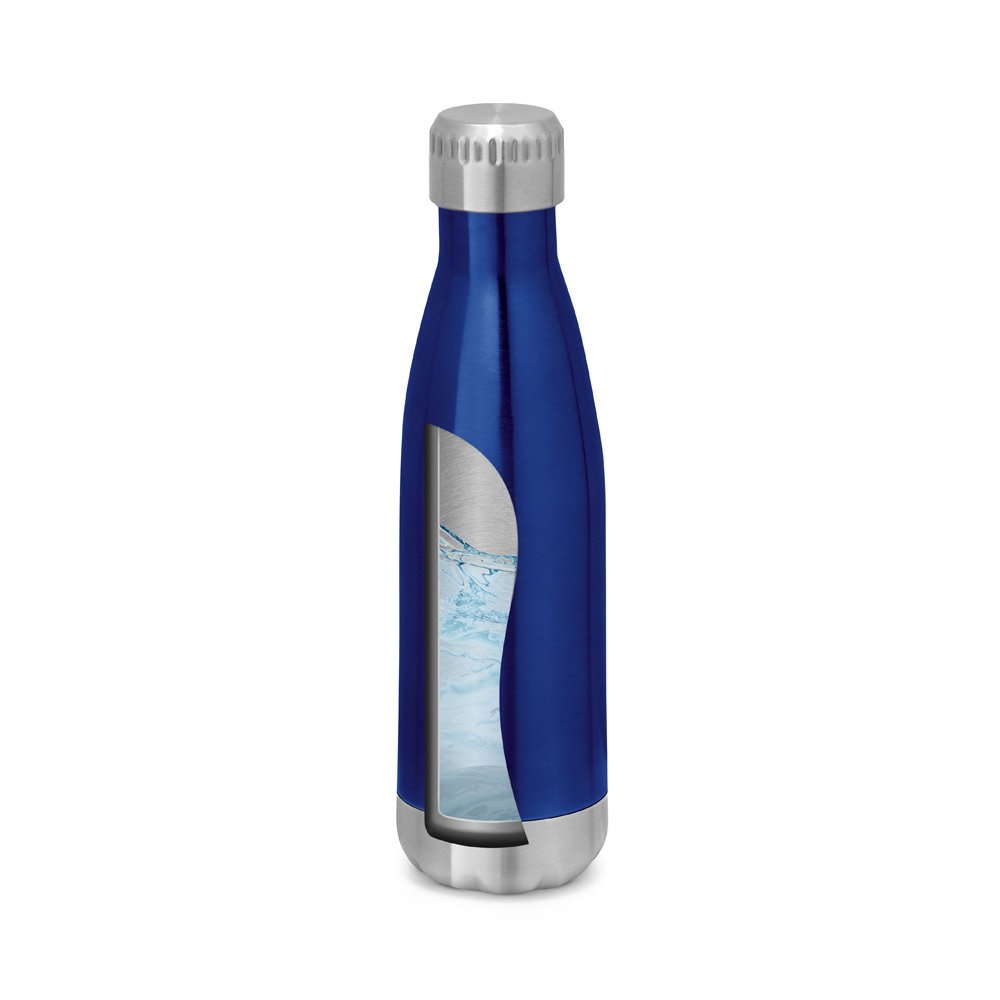 SHOW. Garrafa em aço inox de parede dupla térmica, isolada a vácuo, com tampa em aço inox 510 mL - Imagem 6