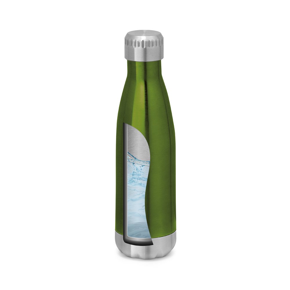 SHOW. Garrafa em aço inox de parede dupla térmica, isolada a vácuo, com tampa em aço inox 510 mL - Imagem 8