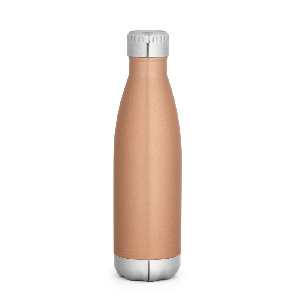 SHOW. Garrafa em aço inox de parede dupla térmica, isolada a vácuo, com tampa em aço inox 510 mL - Imagem 12