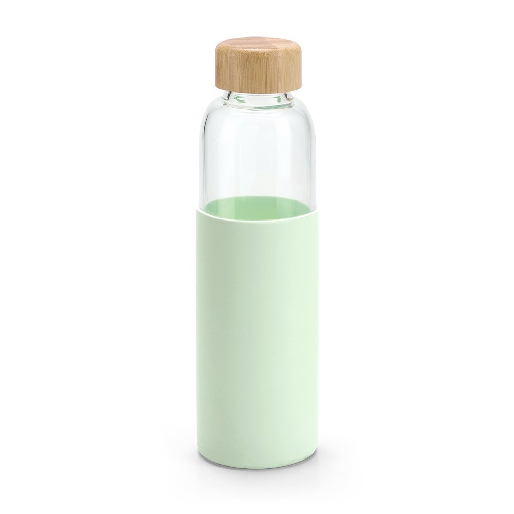 DAKAR. Squeeze em vidro borossilicato com tampa em bambu 600 mL - Imagem 6