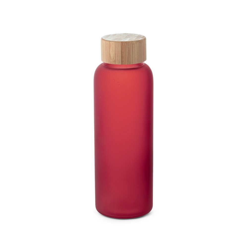 LILLARD. Squeeze de vidro borossilicato fosco com tampa em bambu 500 mL - Imagem 7
