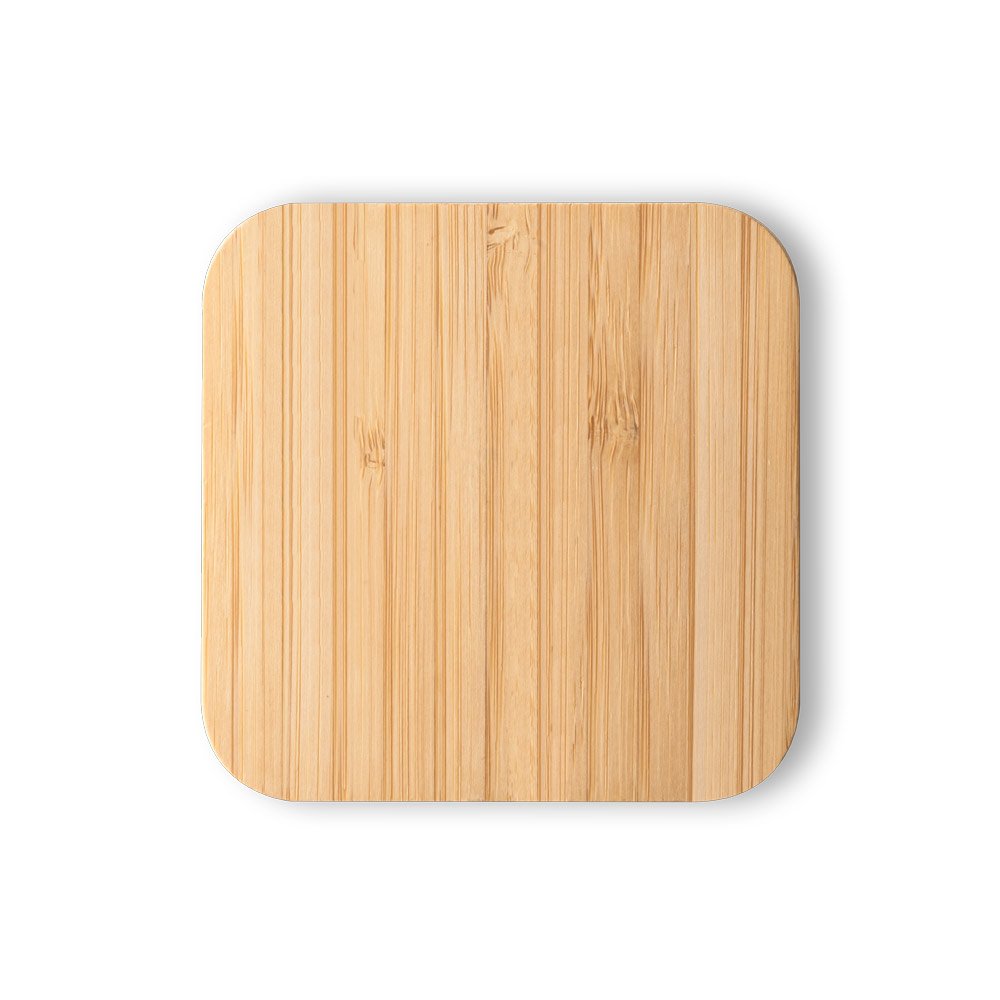 DALTON. Carregador wireless super-rápido em bambu 15 W - Imagem 3