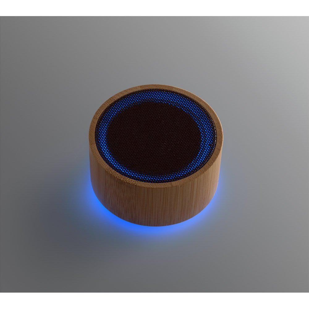 ARBER. Caixa de som portátil em bambu e ABS com microfone e autonomia de 2h - Imagem 6