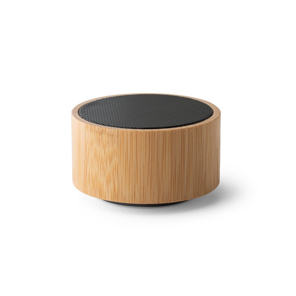 ARBER. Caixa de som portátil em bambu e ABS com microfone e autonomia de 2h - Imagem 5