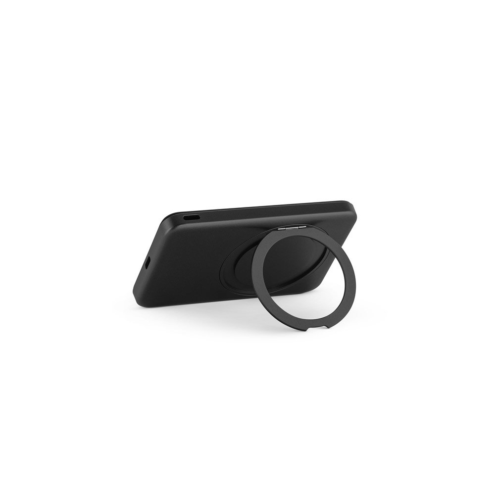 WARSHEL 5. Bateria portátil magnética em ABS 100% reciclado com suporte, carregador por indução (wireless) super-rápido 15W e capacidade de 5'000 mAh - Imagem 7