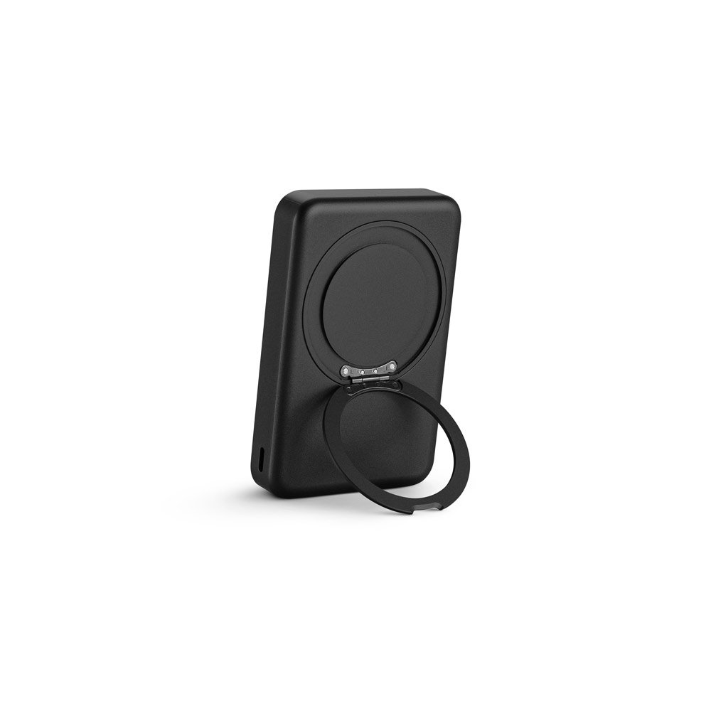 WARSHEL 10. Bateria portátil magnética em ABS 100% reciclado com suporte, carregador por indução (wireless) super-rápido 15W e capacidade de 10'000 mAh - Imagem 8