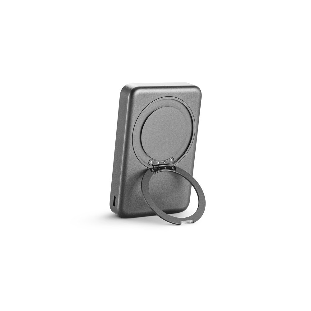WARSHEL 10. Bateria portátil magnética em ABS 100% reciclado com suporte, carregador por indução (wireless) super-rápido 15W e capacidade de 10'000 mAh - Imagem 14