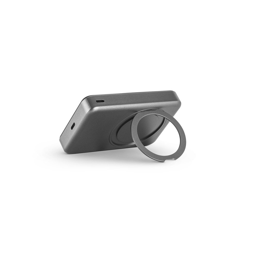 WARSHEL 10. Bateria portátil magnética em ABS 100% reciclado com suporte, carregador por indução (wireless) super-rápido 15W e capacidade de 10'000 mAh - Imagem 15