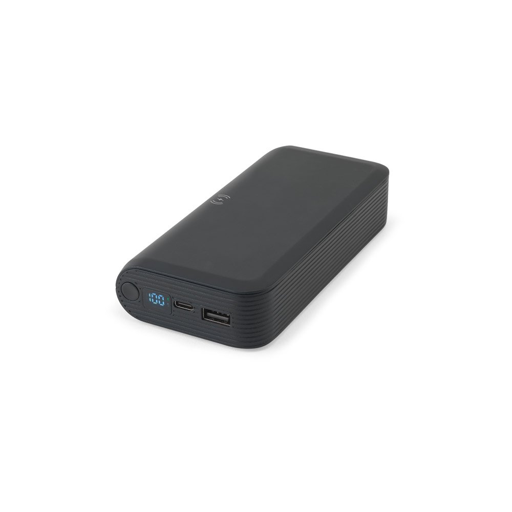 BECKER 20. Bateria portátil em ABS 100% reciclado com carregador por indução (wireless) super-rápido 15W e capacidade de 20'000 mAh - Imagem 5