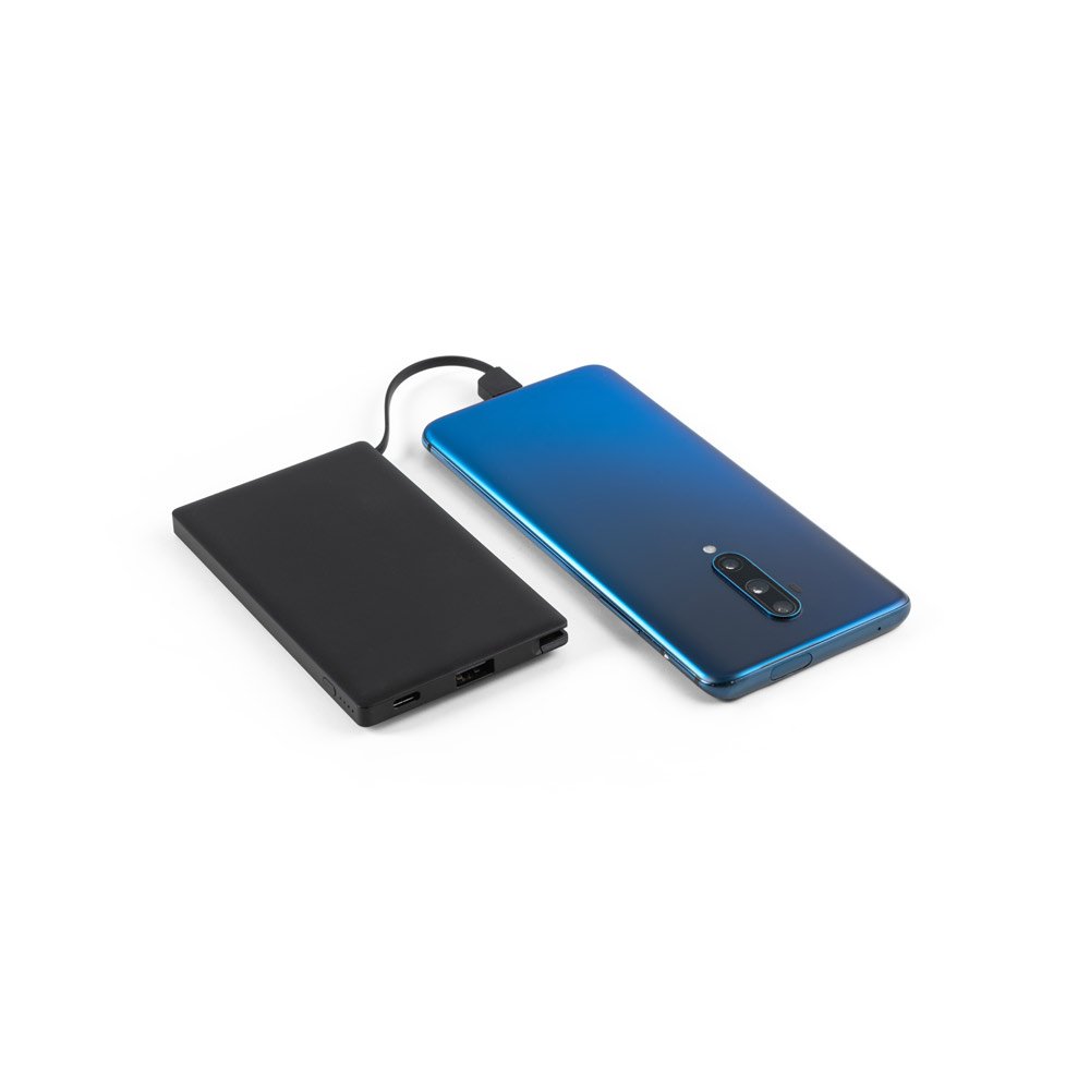 WIGNER. Bateria portátil em ABS 100% reciclado e bateria em lítio com capacidade de 4'000 mAh - Imagem 7