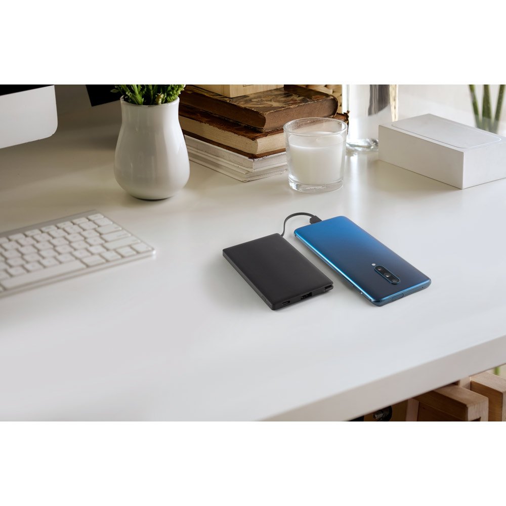 WIGNER. Bateria portátil em ABS 100% reciclado e bateria em lítio com capacidade de 4'000 mAh - Imagem 5