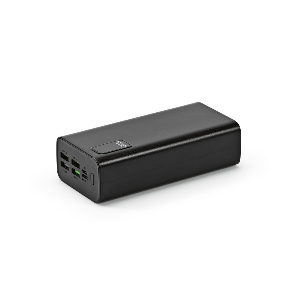 GURDON. Bateria portátil em ABS 100% reciclado e bateria em lítio 30'000 mAh - Imagem 6