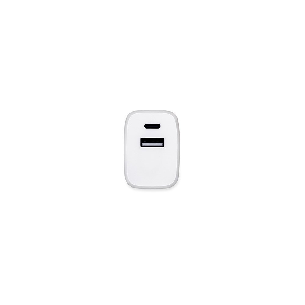 WEGENER. Adaptador de corrente com porta USB-A 18W e USB-C 20W em ABS 100% reciclado - Imagem 7