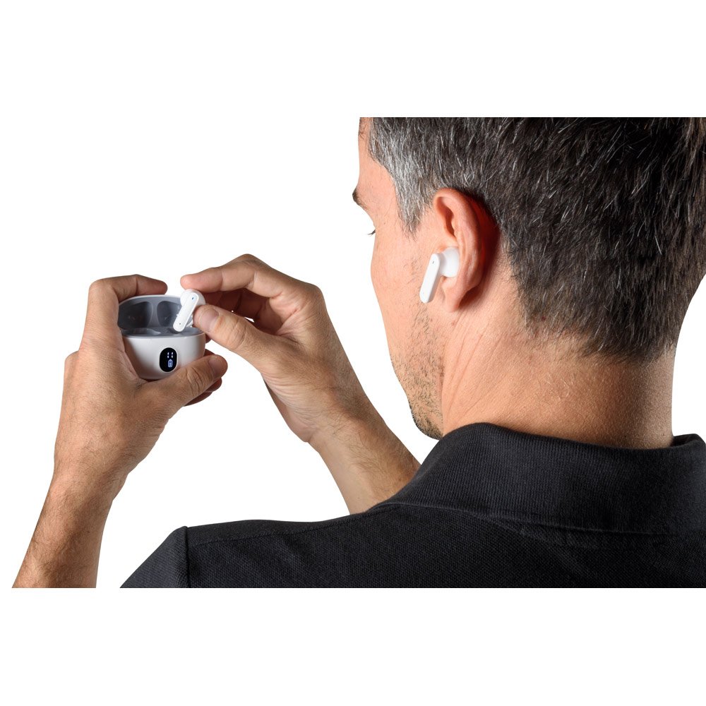 CAETANO. Fones de ouvido wireless em ABS 100% reciclado e autonomia de 4h - Imagem 11