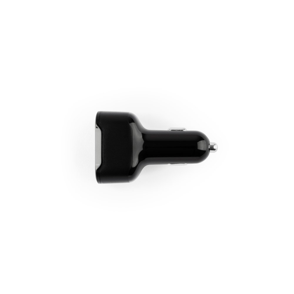 DIRAC. Adaptador de isqueiro com porta USB-A 18W e USB-C 20W em 100% rABS - Imagem 3