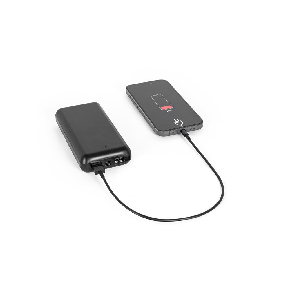LEAKEY 20. Bateria portátil em ABS 100% reciclado e capacidade de 20'000 mAh - Imagem 7