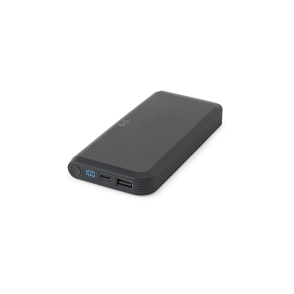 BECKER 10. Bateria portátil em ABS 100% reciclado com carregador por indução (wireless) super-rápido 15W e capacidade de 10'000 mAh - Imagem 5