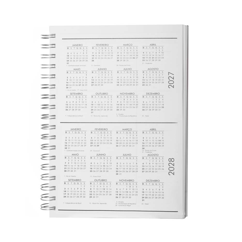 Caderno B5 planner capa em Percalux - Imagem 2