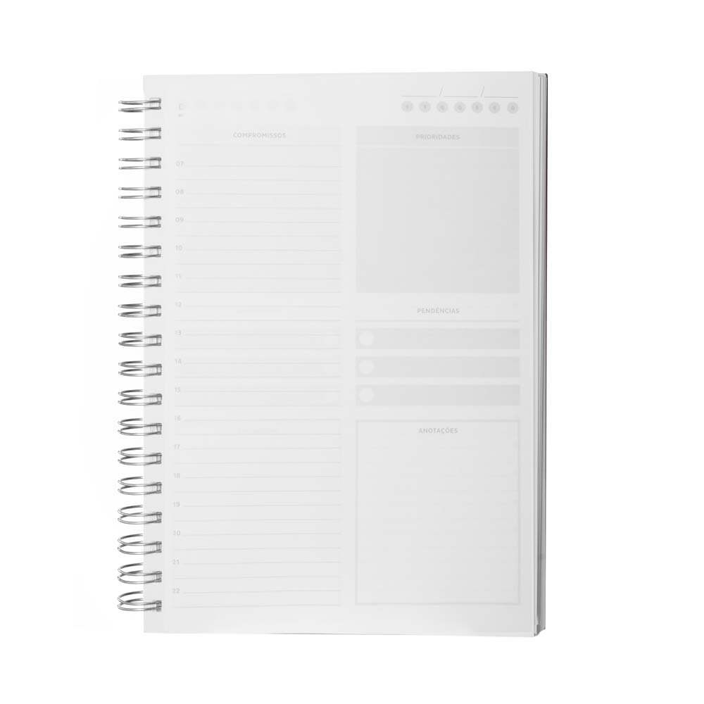 Caderno B5 planner capa em Percalux - Imagem 5