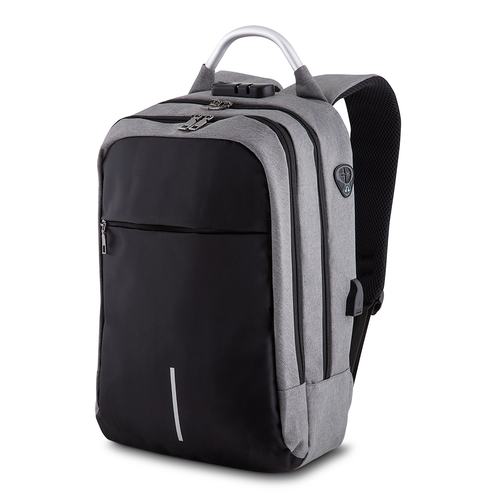 Mochila para Notebook em Poliéster e PU - Imagem 2