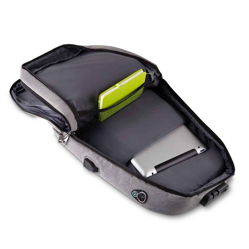 Mochila para Notebook em Poliéster e PU - Imagem 11