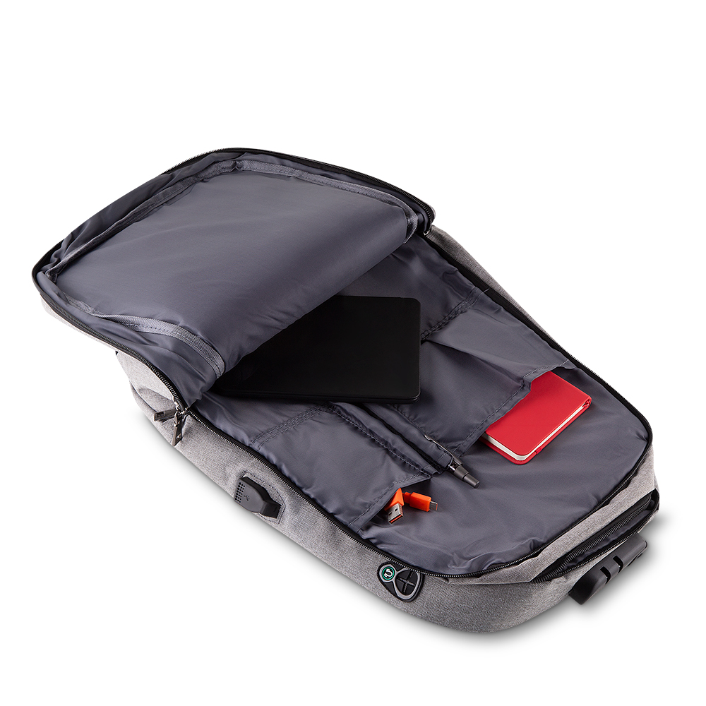 Mochila para Notebook em Poliéster e PU - Imagem 12