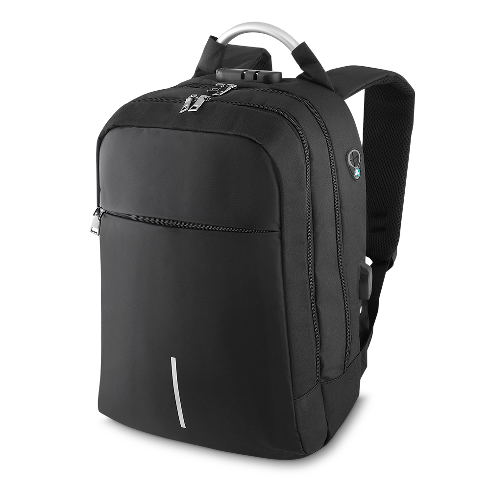 Mochila para Notebook em Poliéster e PU - Imagem 3