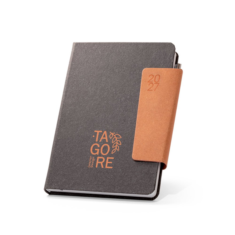 TAGORE A5. Agenda A5 em pele (58% reciclada) - Imagem 5