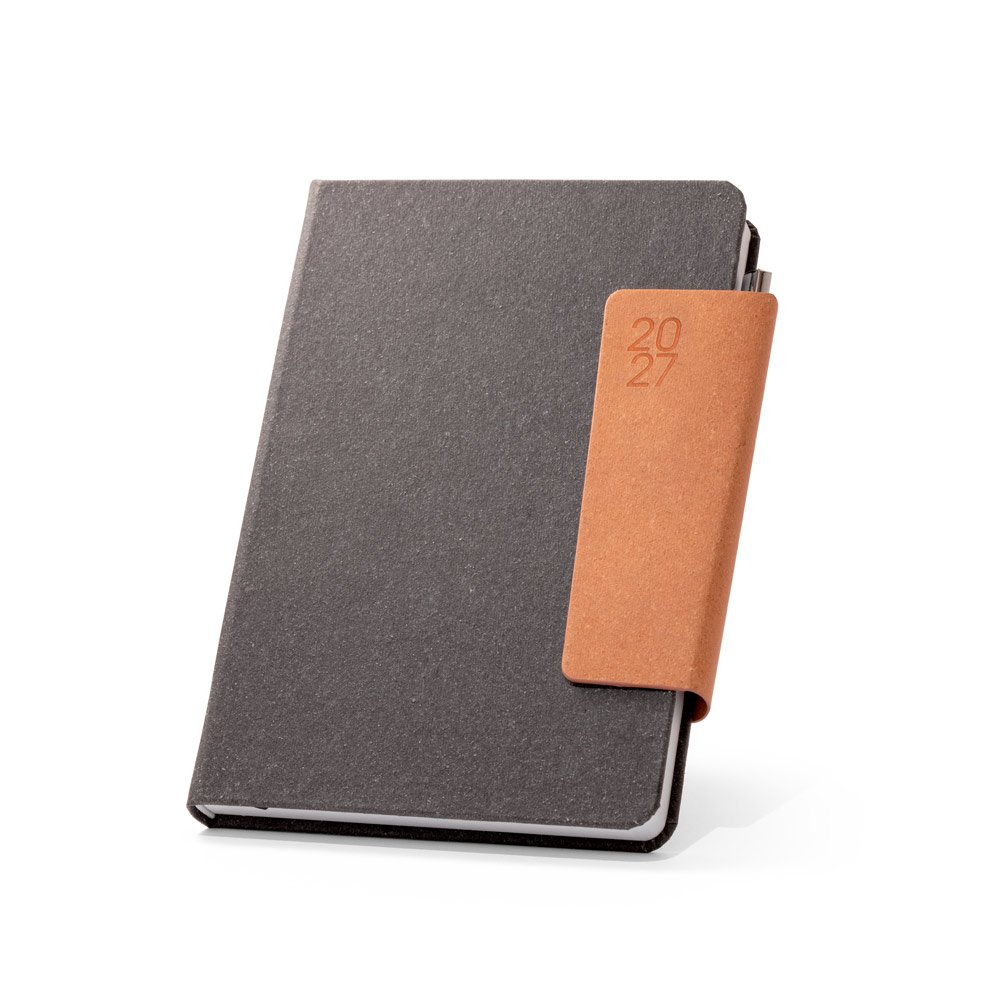 TAGORE A5. Agenda A5 em pele (58% reciclada) - Imagem 8