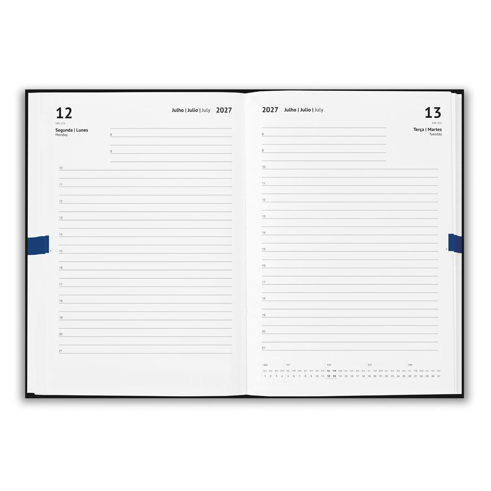 TAGORE A5. Agenda A5 em pele (58% reciclada) - Imagem 3