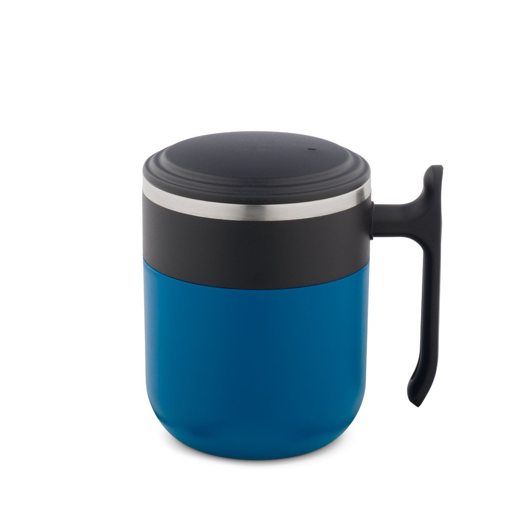 MALDINI. Caneca de viagem com parede interior em aço inox e acabamento mate 400 mL - Imagem 3
