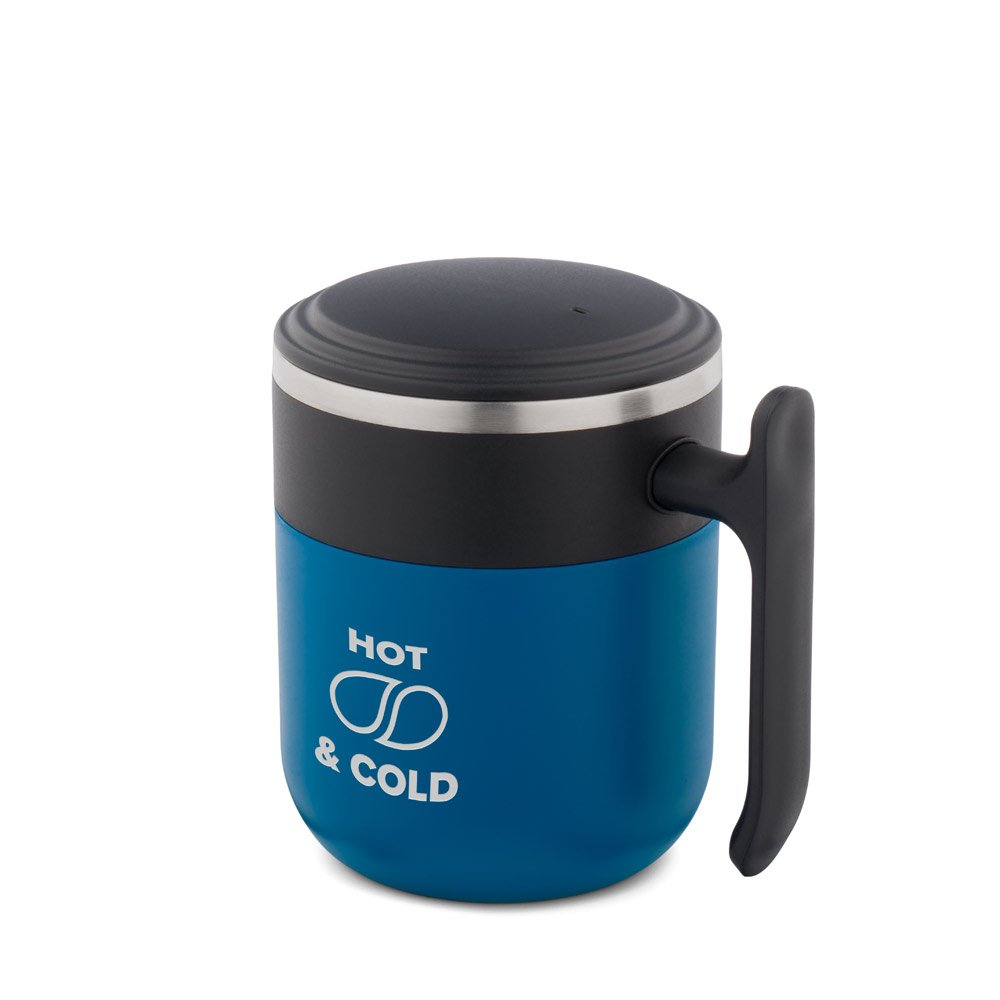 MALDINI. Caneca de viagem com parede interior em aço inox e acabamento mate 400 mL - Imagem 4